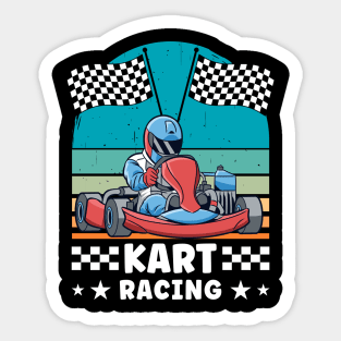 Kart racing Sticker